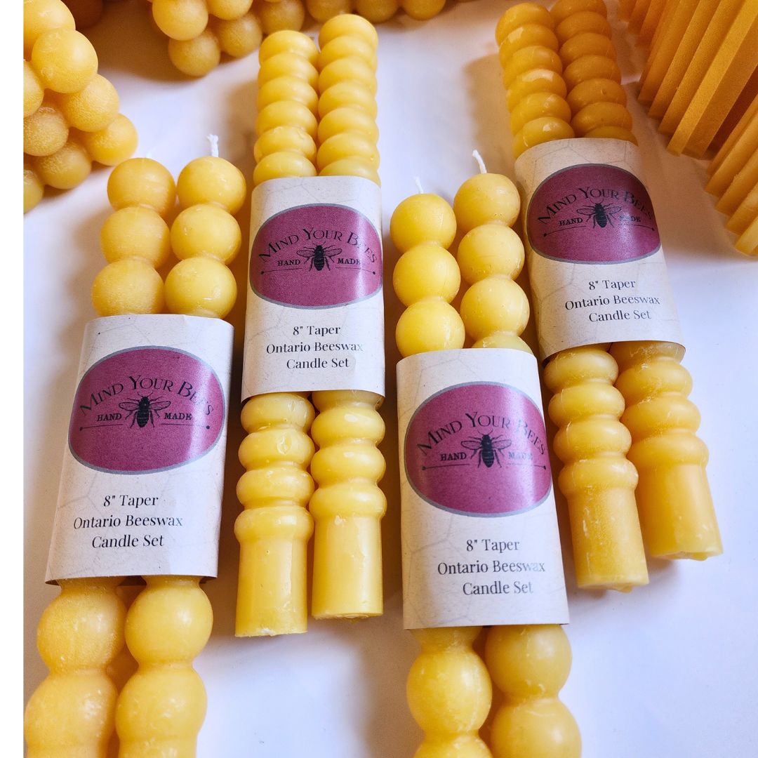 Beeswax Taper Candle Set (natural)
