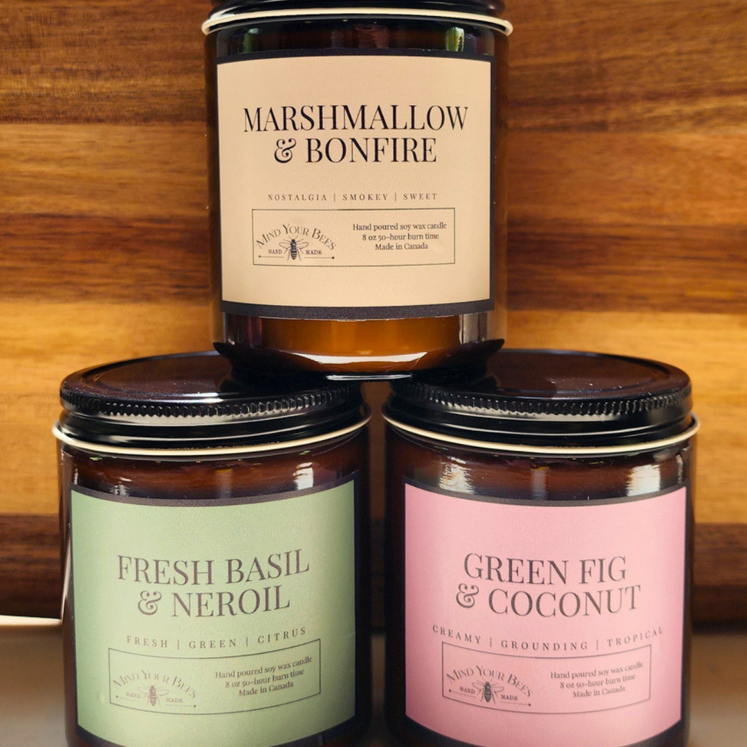 Fresh Basil & Neroli Soy Candle – 8 oz