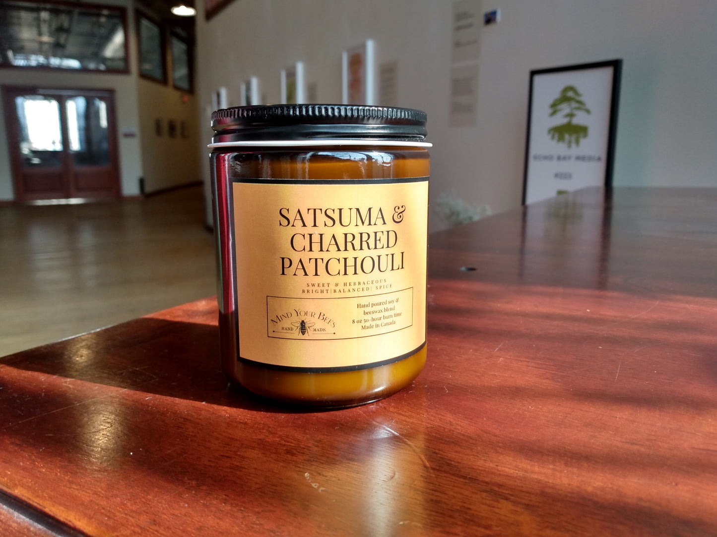 exquisite 8-oz geranium & vetiver candle harnesses - 0