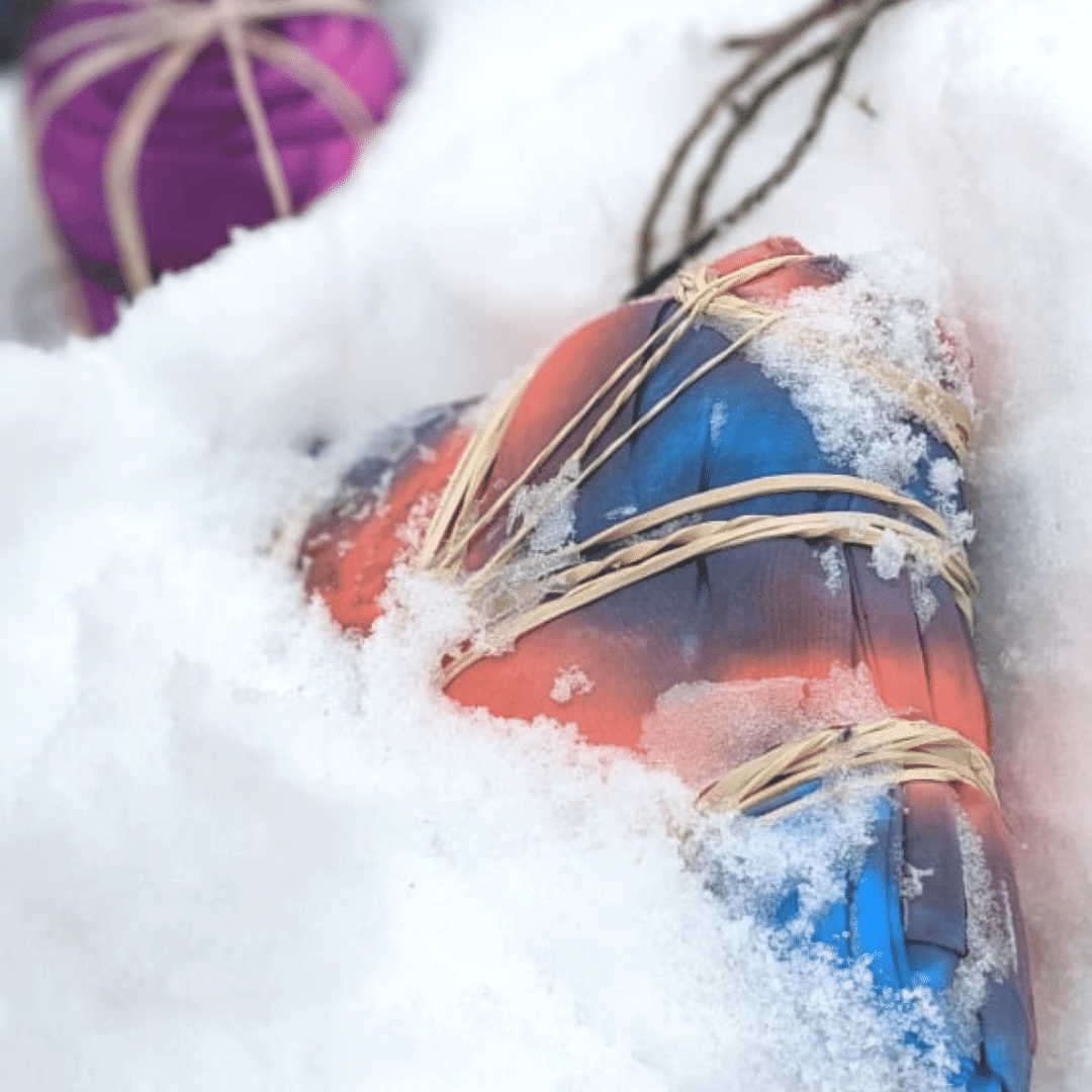 Mind Your Bees Limited Edition Shibori Tie-Dye Wraps - Teal and Peach