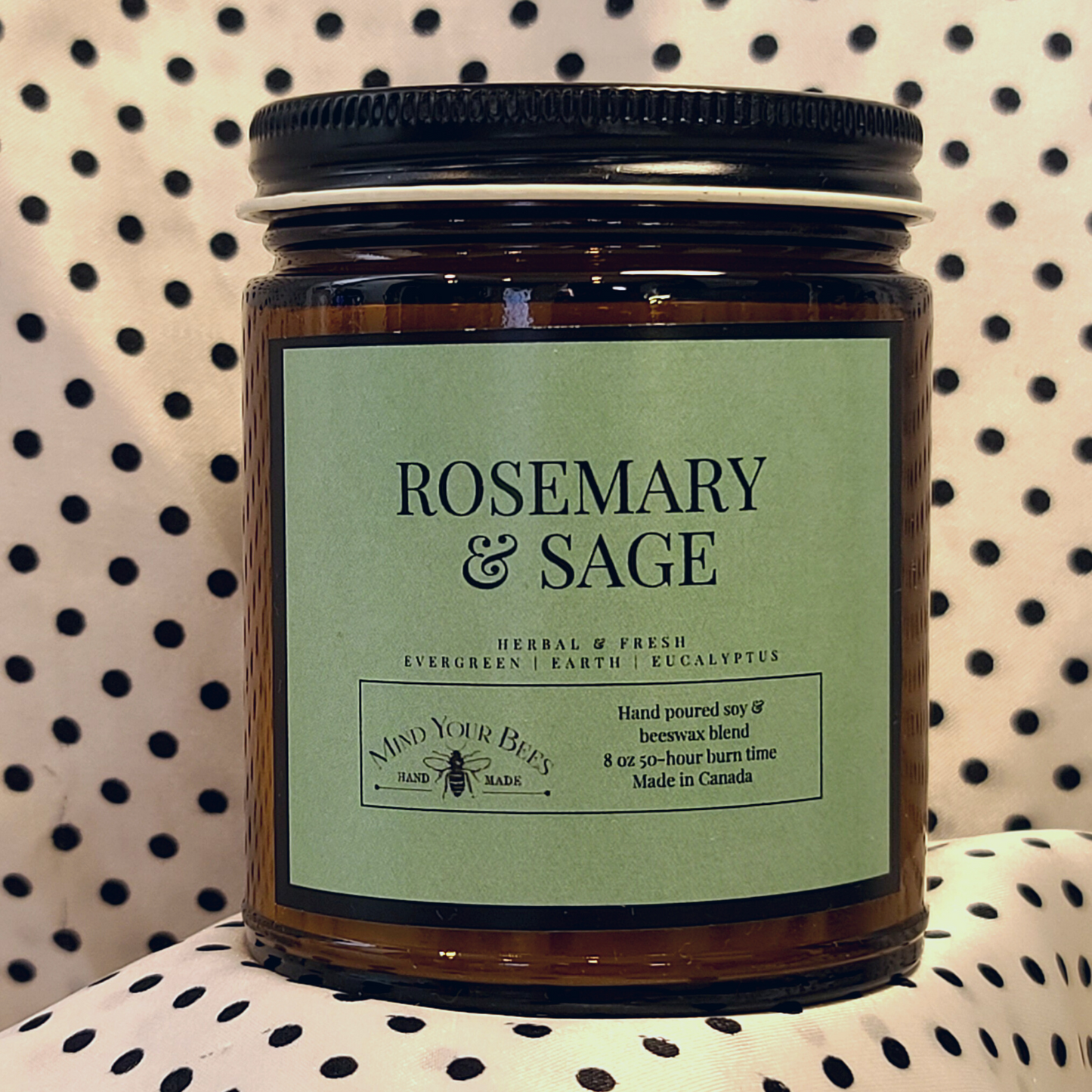 Rosemary and Sage Soy Candle