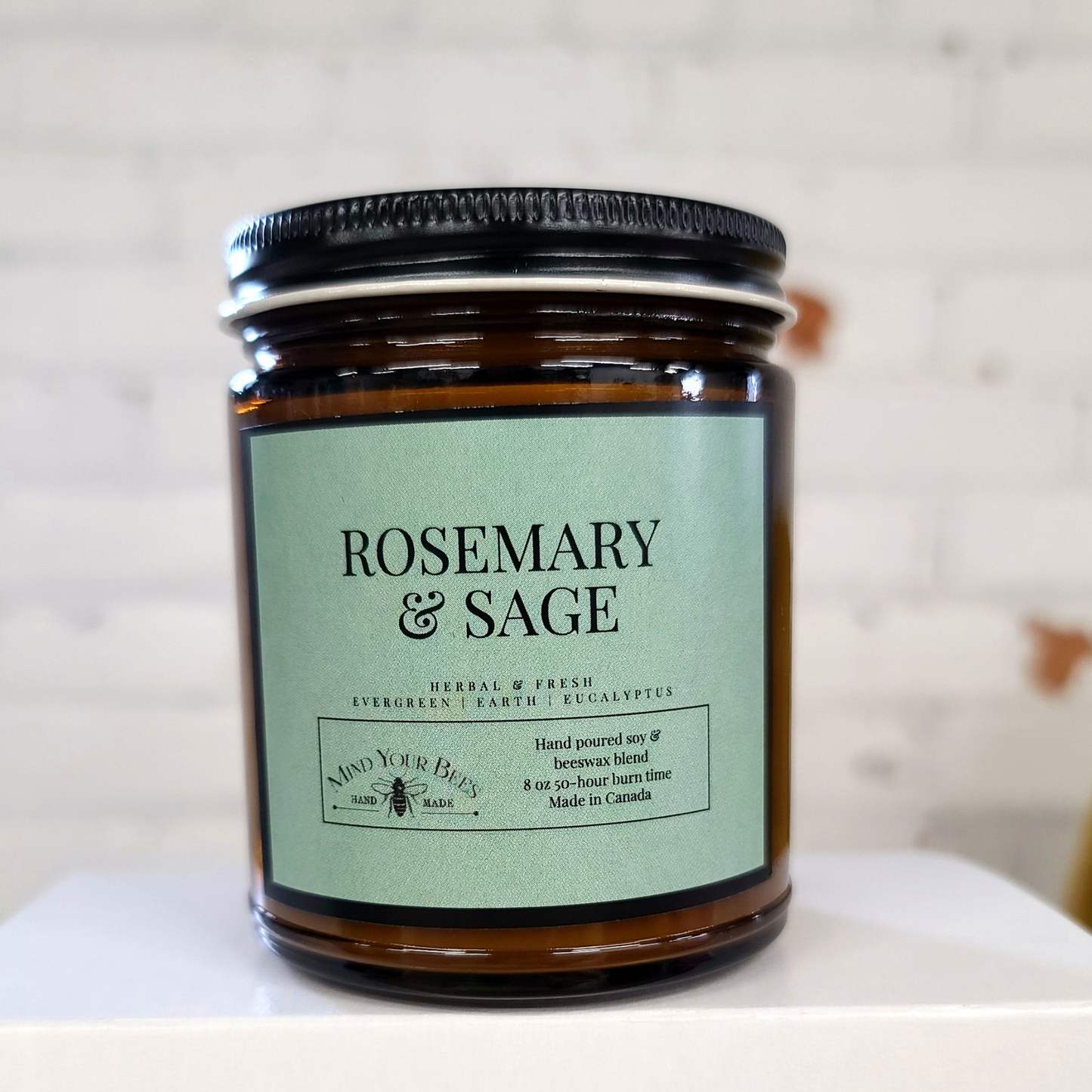 Rosemary and Sage Soy Candle