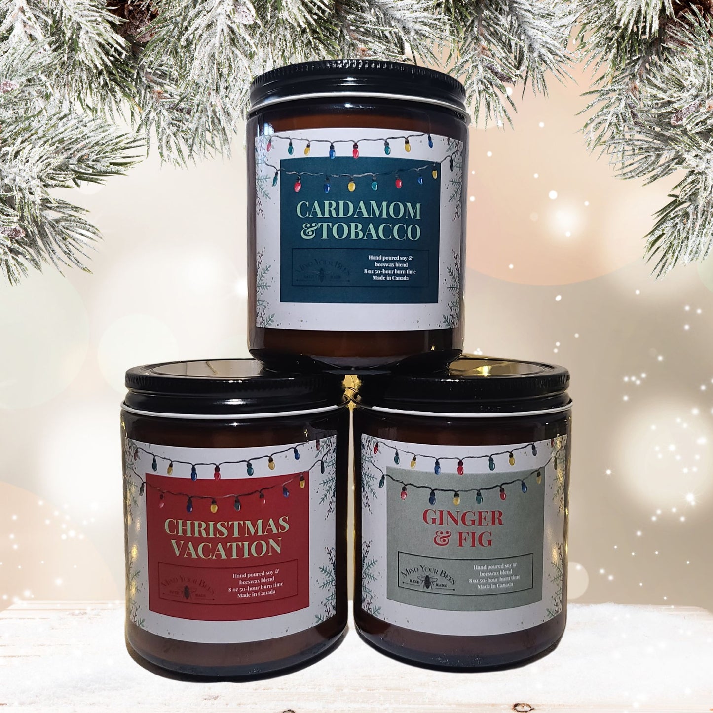 Holiday Trio Soy Candle Gift Bundle