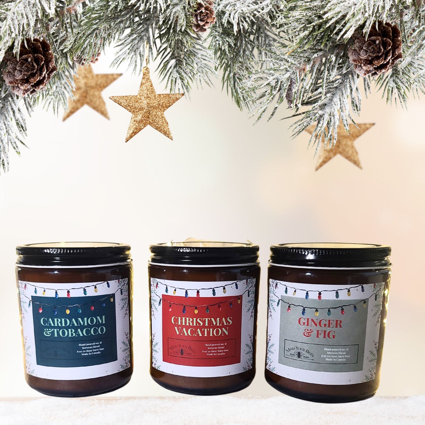 Holiday Trio Soy Candle Gift Bundle