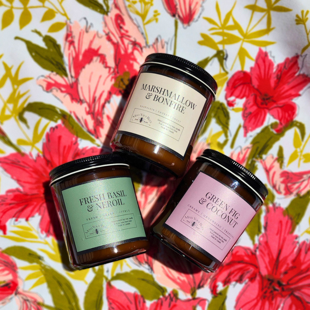 Fresh Basil & Neroli  Soy Candle – 8 oz