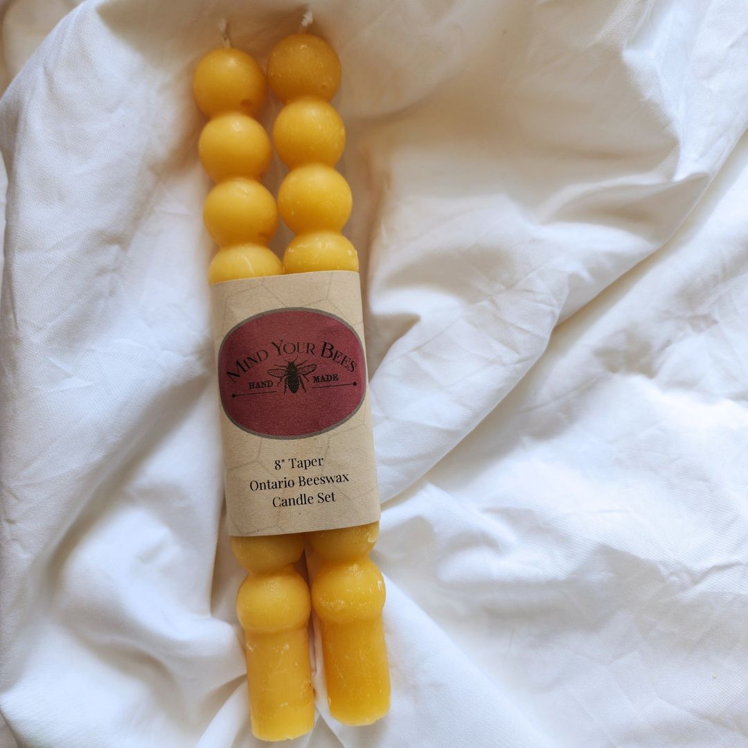 Beeswax Taper Candle Set (natural)