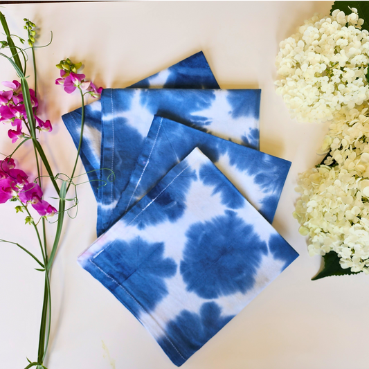 Hand-Dyed Napkin Set - 4