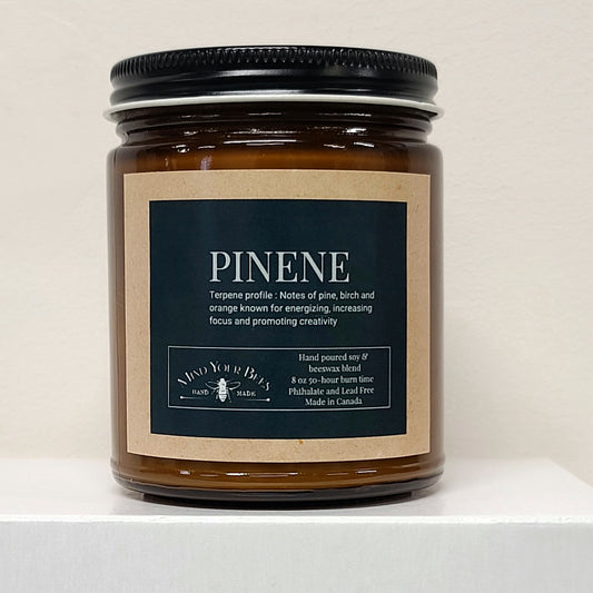 Pinene Terpene inspired luxury Candle