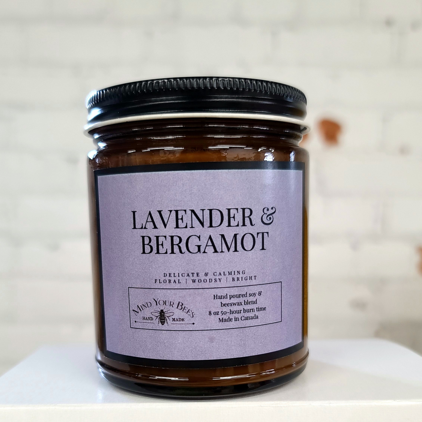 Lavender Bergamot Soy Candle