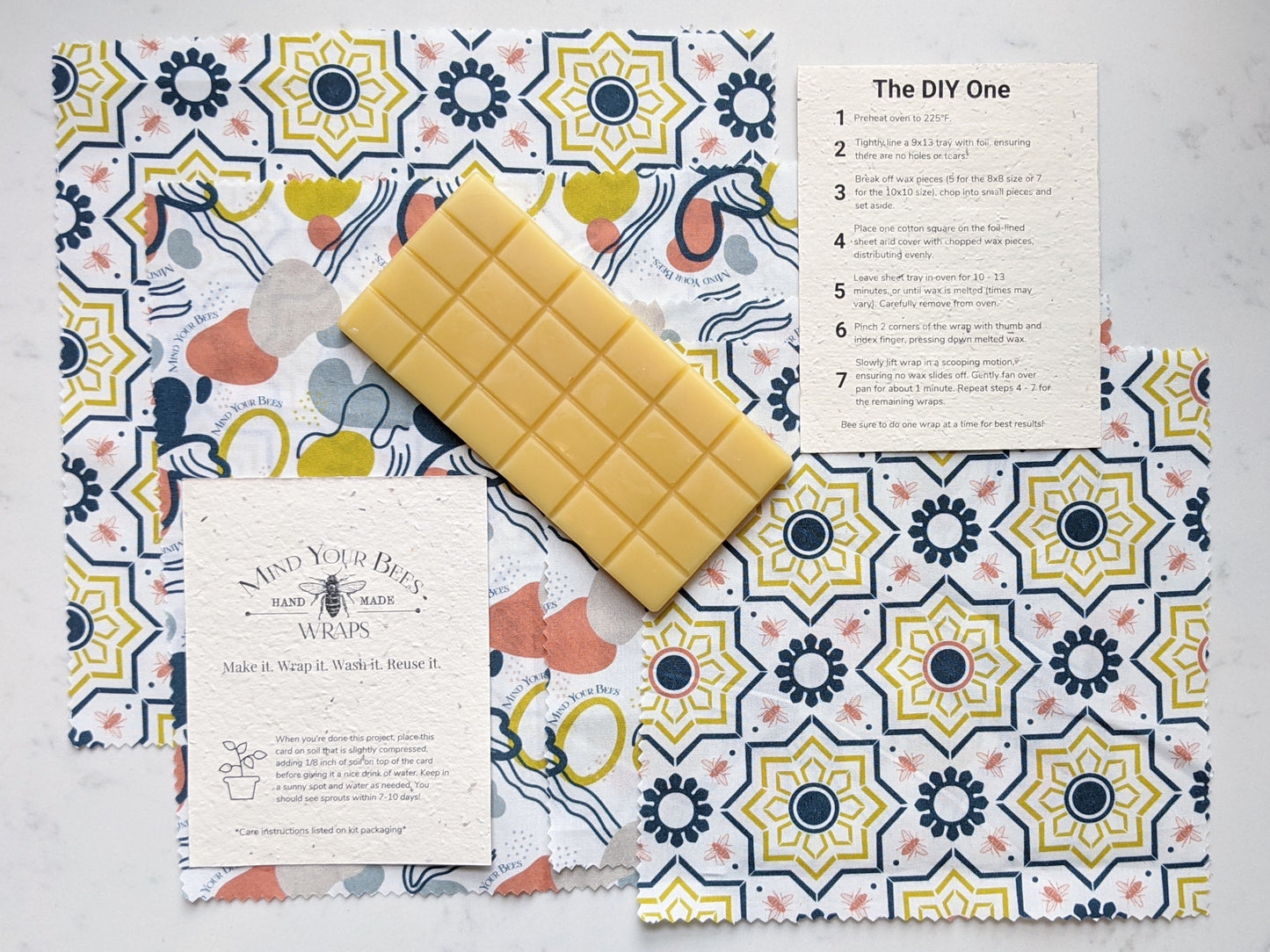 Mind Your Bees | Beeswax Wrap DIY kit